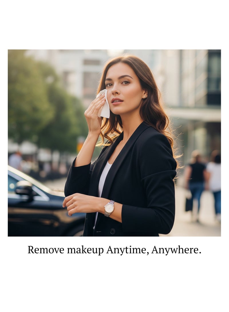 All day wipes All Day Makeup Removing Wet Wipes - 25 Count Effortlessly remove makeup, dirt, and impurities with our All Day Makeup Removing Wipes. that gently and effectively cleanse your skin. ( Pack of 3) - Image 3