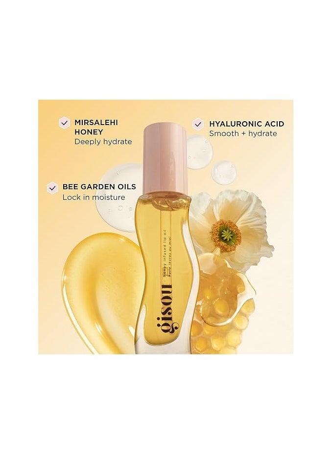 Gisou Gisou HONEY INFUSED LIP OIL GISOU, 0.27 Ounce 8ml  - Image 2