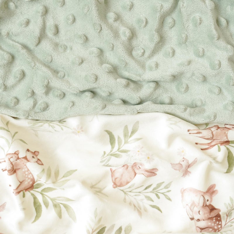 Konssy 2 Pack Nursing Pillow Covers, Soft and Comfortable Nursing Cover for Breastfeeding Pillows, Pillow Slipcover for Baby Girls Boys Newborn(Green, Woodland) - Image 3