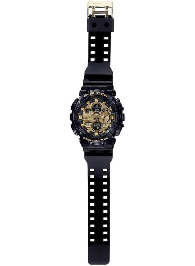 كاسيو جي شوك ساعة يد رجالية بقرص أصفر تناظرية رقمية - Image 5