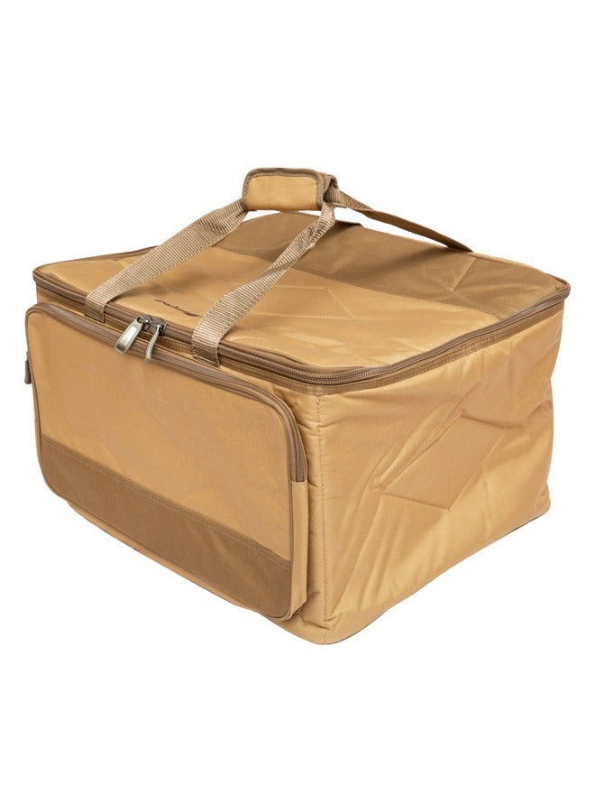 السنيدي شنطة عزبة المسافر للرحلات شنطة كشتات كاكي مقاس 52*37*31سم - Image 1