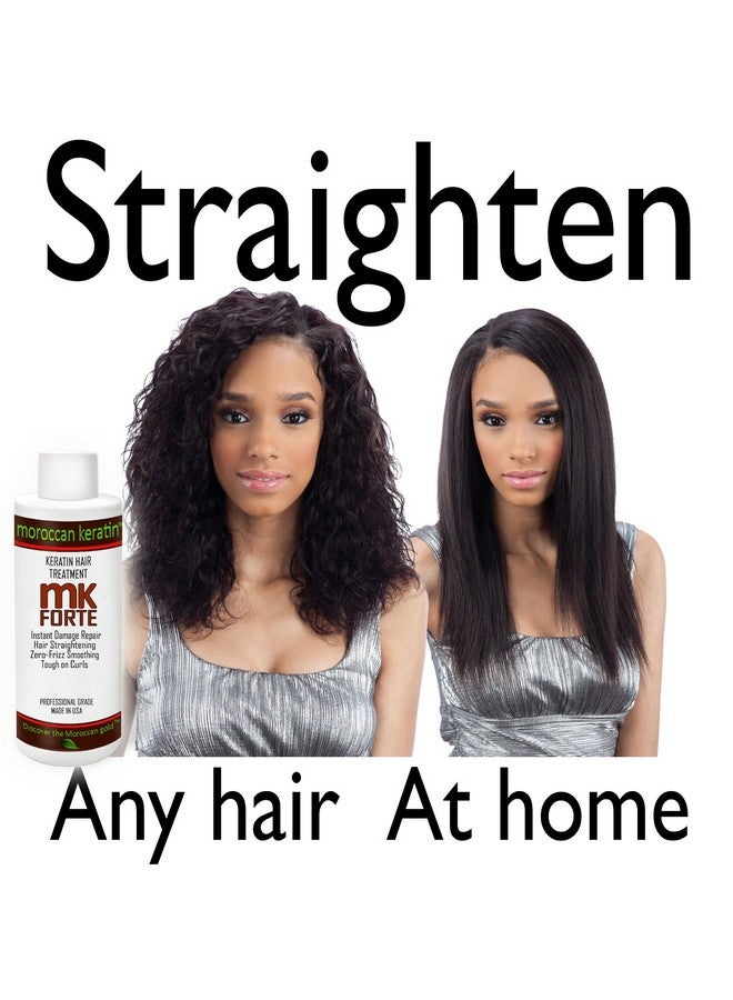 موروكان كيراتين فورتي كيراتين لفرد الشعر، علاج للشعر بالكيراتين البرازيلي لجميع أنواع الشعر، خشن، سميك، مجعد، أسود أفريقي، من أصل إسباني، كيراتين الدومينيكان، بارا أليسار إل بيلو، شوكولاتة - Image 4