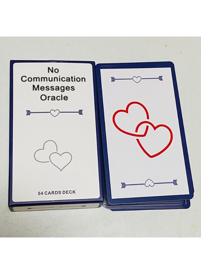 NIBEMINENT No communication. Communication massage. Divine oracle card. 54 English version information cards. Card game. Puzzle game. - Image 2