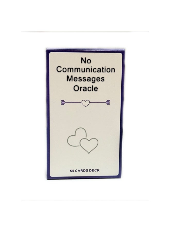NIBEMINENT No communication. Communication massage. Divine oracle card. 54 English version information cards. Card game. Puzzle game. - Image 1