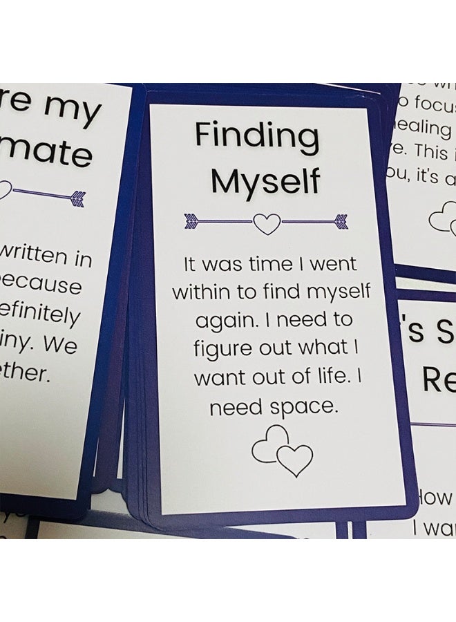 NIBEMINENT No communication. Communication massage. Divine oracle card. 54 English version information cards. Card game. Puzzle game. - Image 4