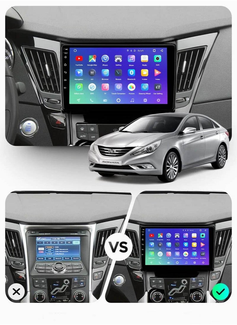 X-All Hyundai Sonata 2011-2014 screen and decor / 4 GB RAM + 32 GB storage + Apple CarPlay  - Image 2