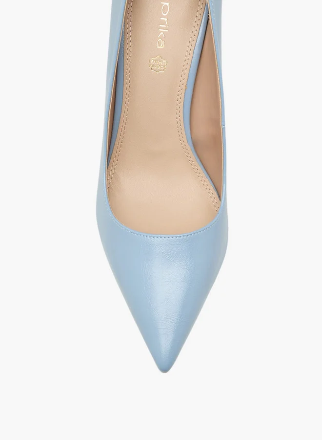 Paprika Women's Solid Slip-On Pumps with Stiletto Heels