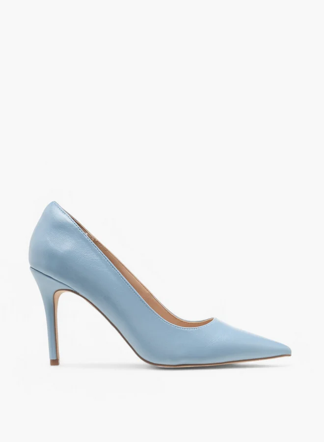 Paprika Women's Solid Slip-On Pumps with Stiletto Heels