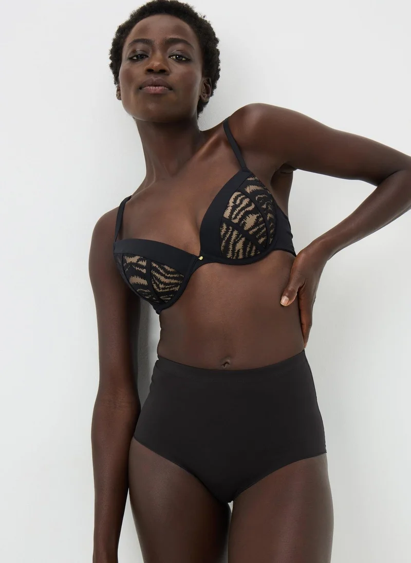 ماتلان 2 Pack Black & Nude Supersoft Smoothing Full Briefs