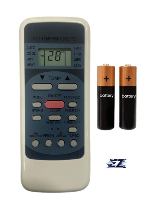 AC Remote No. 78 (No Backlight), Compatible/Replacement for Bluestar AC Remote Control – Exact Match for Bluestar Air Conditioners – Simple, Reliable, Full Functionality Restored