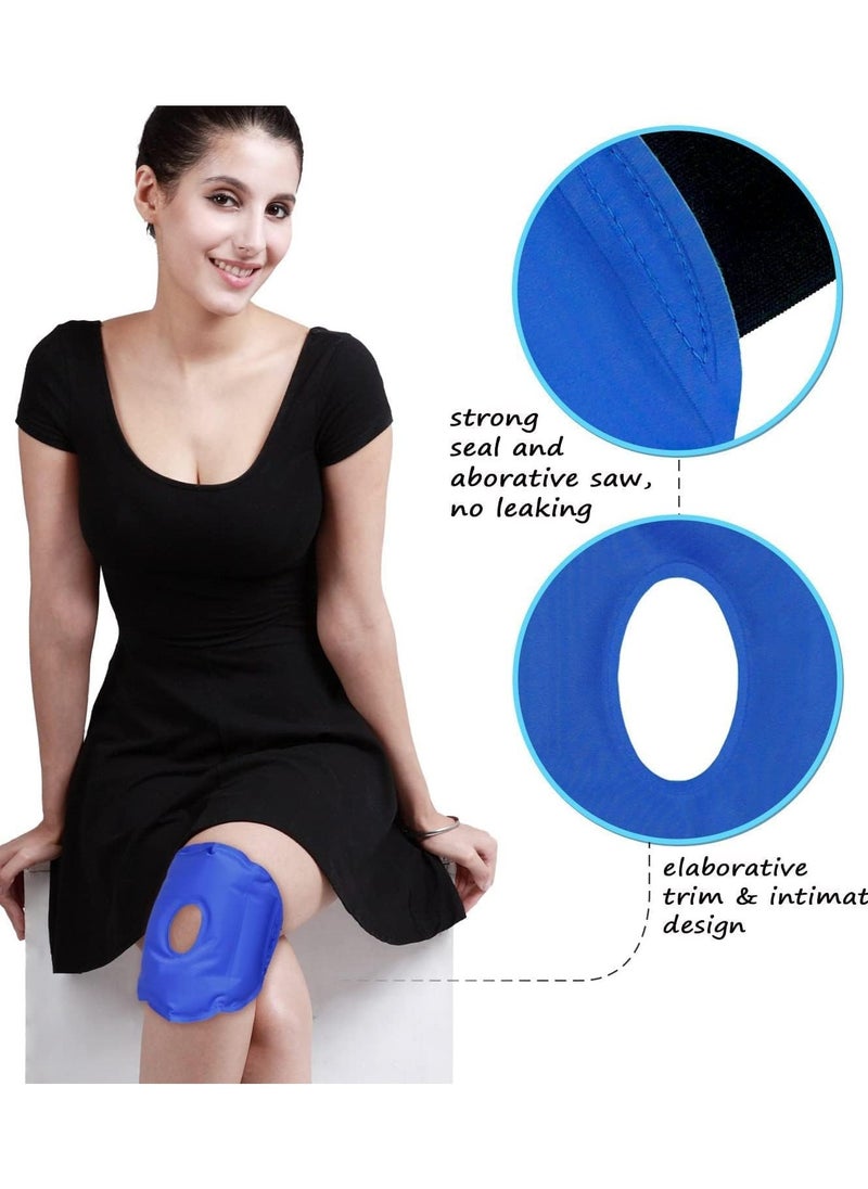Generic 2 Pcs Reusable Hot & Cold Large Gel Ice Pack for Knee Pain Relief, Gel Ice Wrap for Leg Injuries, Swelling, Bruises  - Image 4