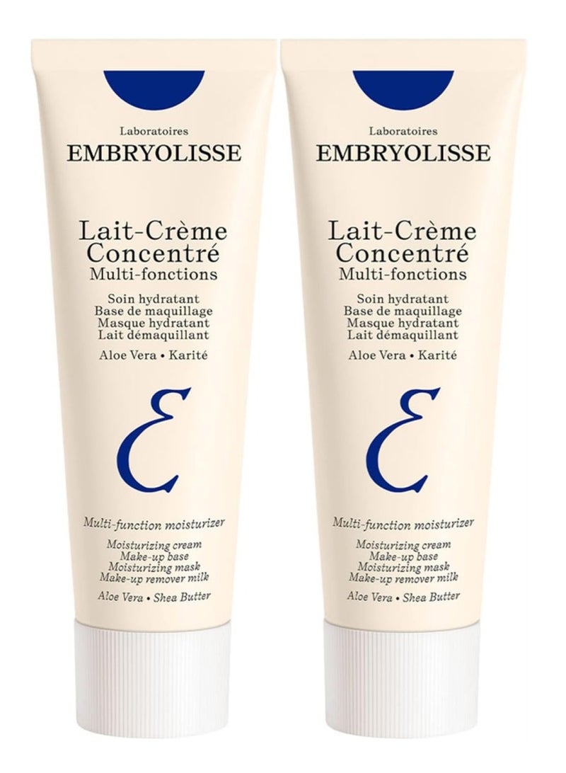 Embryolisse Intensive Cream, Daily Facial Care Moisturizer Cream, Suitable for All Skin Types - 75ml, 2 Pack - Image 1