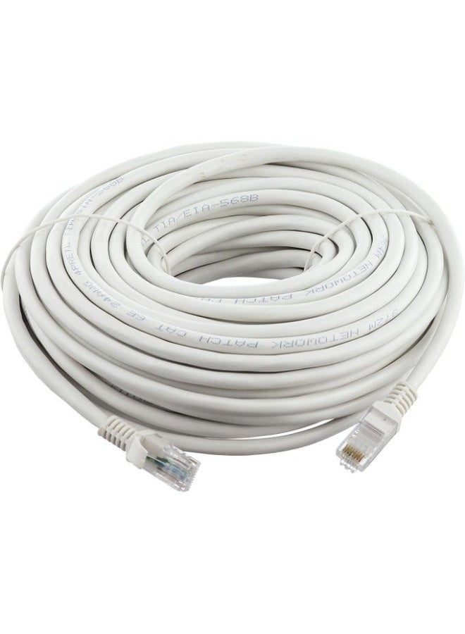 هامر كابل شبكة 10 أمتار Cat6 UTP أبيض - Image 3