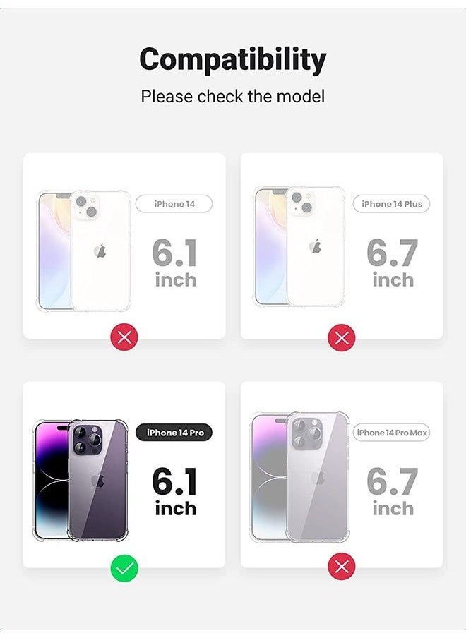 BORTONY - iPhone 14 Pro Case Cover Slim Soft TPU Material Bumper Shockproof Protection Anti Scratch iPhone 14 Pro Cover - Image 1