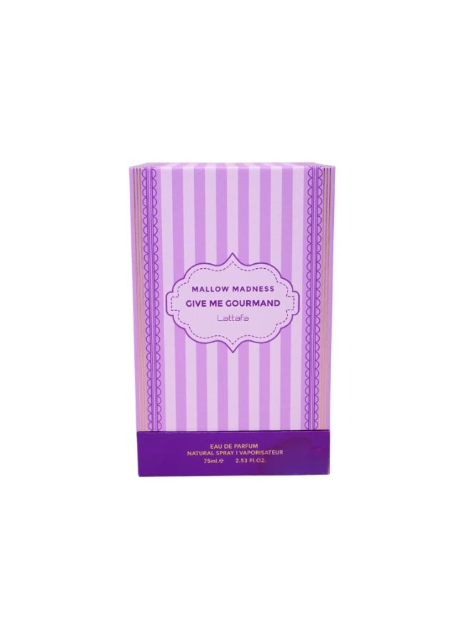 لطافة او دي بارفان مادنس من مجموعة جيف مي جورماند من مالو، عطر سويت جورماند، مارشميلو وفانيليا، شكل بخاخ، 75 مل، يدوم طويلا - Image 2