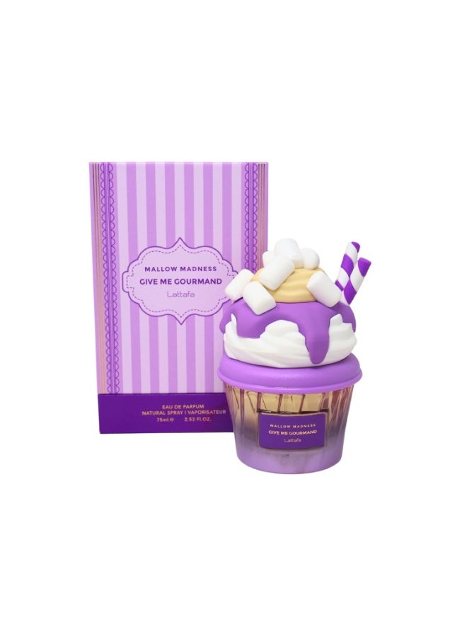 لطافة او دي بارفان مادنس من مجموعة جيف مي جورماند من مالو، عطر سويت جورماند، مارشميلو وفانيليا، شكل بخاخ، 75 مل، يدوم طويلا - Image 5