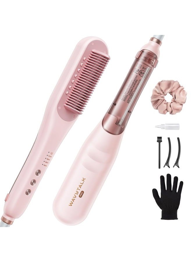 wavytalk فرشاة فرد الشعر بالبخار Wavytalk Pro، فرشاة فرد 3 في 1 Steamline Pro، البخار يقلل الضرر، يغذي الشعر، ويسرع عملية الفرد - Image 1