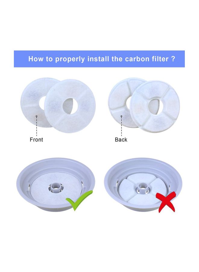 نافورة شرب بإضاءة LED أبيض/أزرق - Image 2