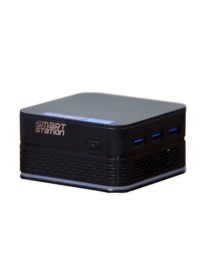 SMART STATION Smart 9530 Mini PC Intel Celeron N150 16GB RAM 500GB SSD Wifi LED Colorful Light Dual LAN Windows 11  - Image 1