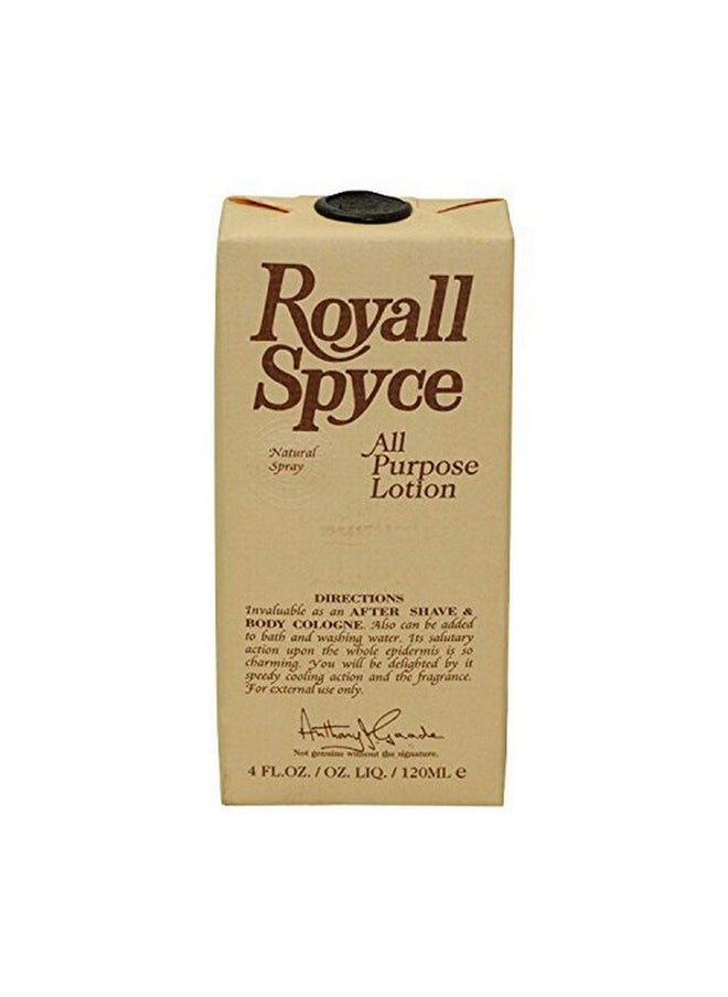Royall Royall Spyce By Royall Fragrances For Men. All Purpose Lotion 4.0 Oz (Packaging May Vary)  - Image 2