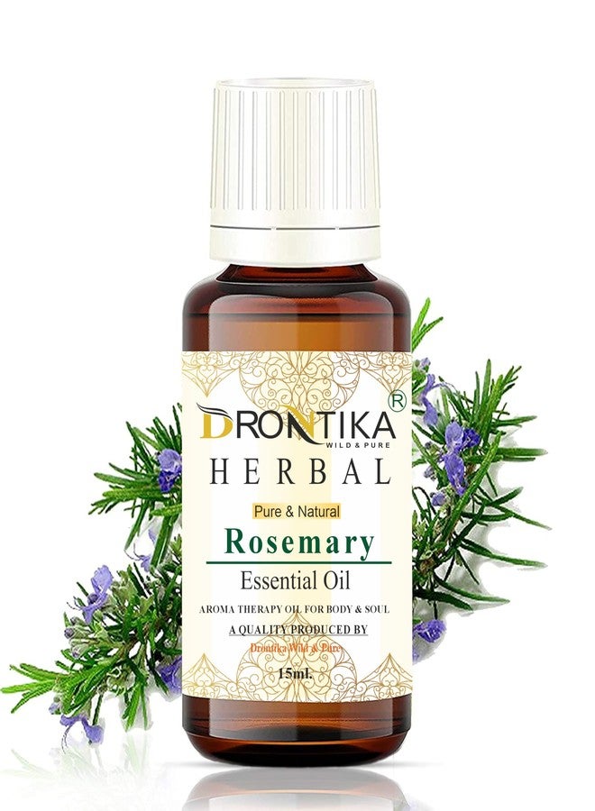 Drontika Rosemary Essential oil 100% Pure & Natural For Hair, Skin and Body - 15ml - Image 3