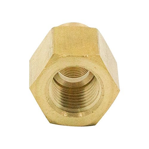 Legines Brass Pipe Fitting, Reducing Reducer Coupling, 3/8" NPT Female to 1/8" NPT Female (Pack of 2) - Image 5