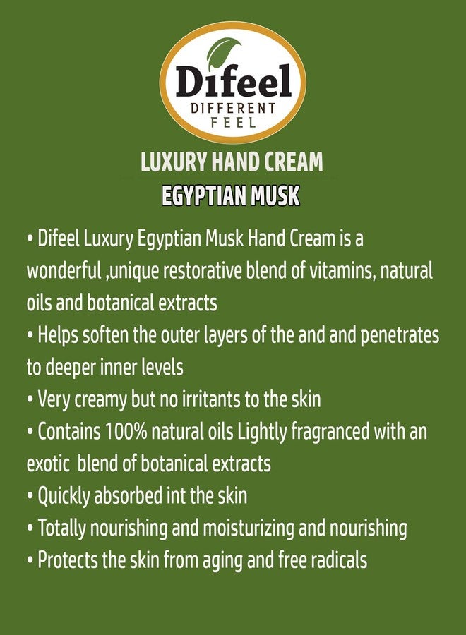 Difeel Hand Cream Egyptian Musk 1.4 ounce - Image 2