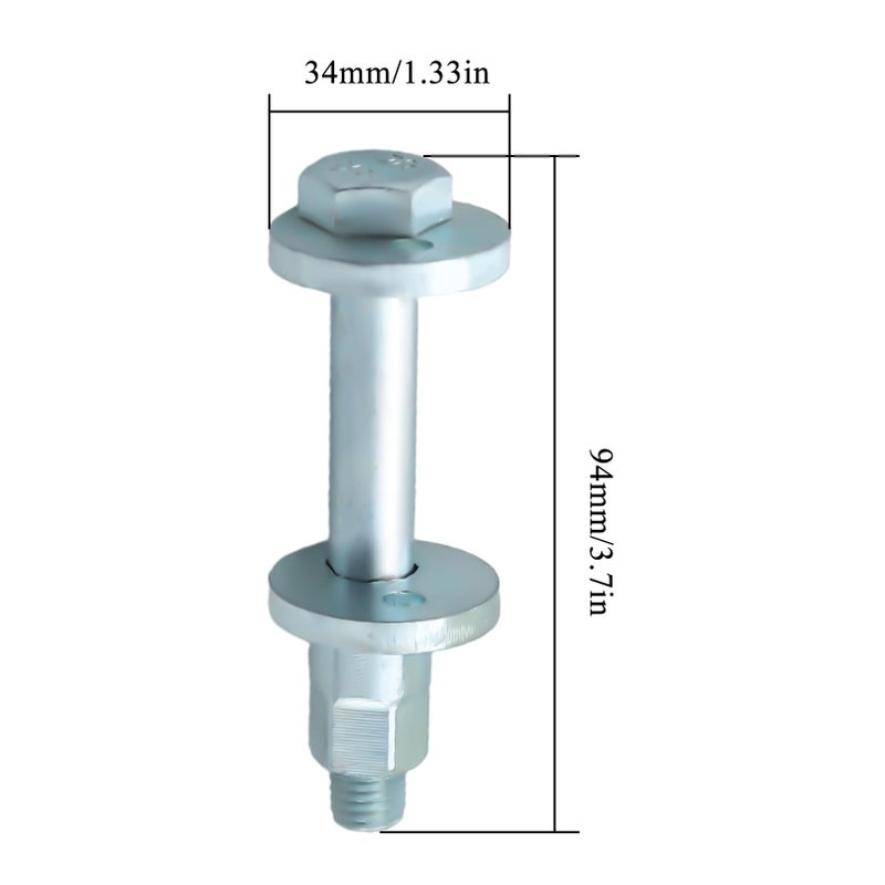Atunee 2PCS Rear Toe Link Alignment Bolts for 20112014 Chrysler 200 Sebring and Fit for Jeep Patriot Compass Grand Cherokee Replace 06508486AA 6508486AA - Image 4
