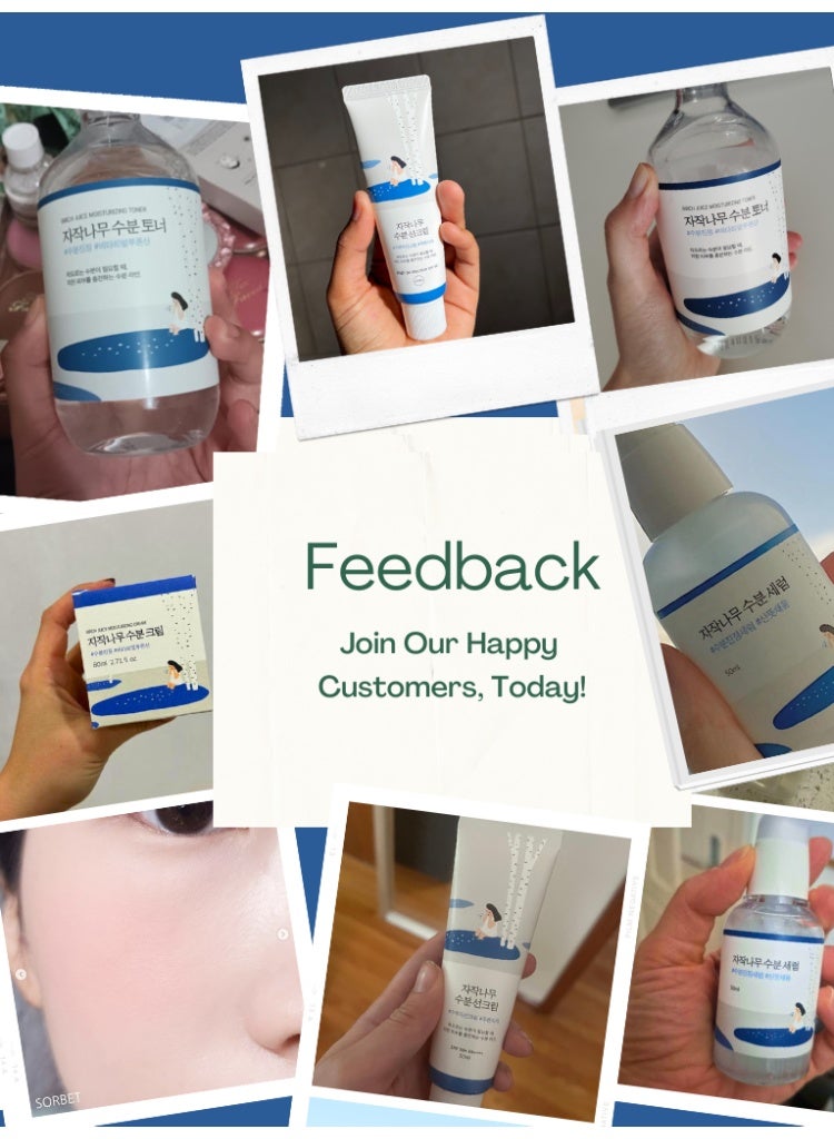 راوند لاب جفاف البشرة وضعف الحاجز الجلدي | مجموعة راوند لاب بيرتش جوس: تونر، سيروم، كريم وواقي شمس لترطيب عميق وحماية طويلة - Image 2