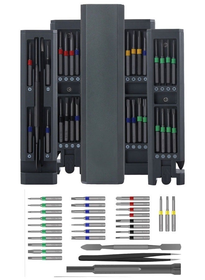 Bukela 31 In 1 Magnetic Mini Screwdriver Set with Aluminum Case - Image 1