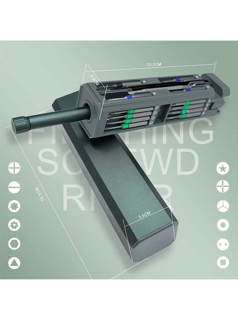 Bukela 31 In 1 Magnetic Mini Screwdriver Set with Aluminum Case - Image 3