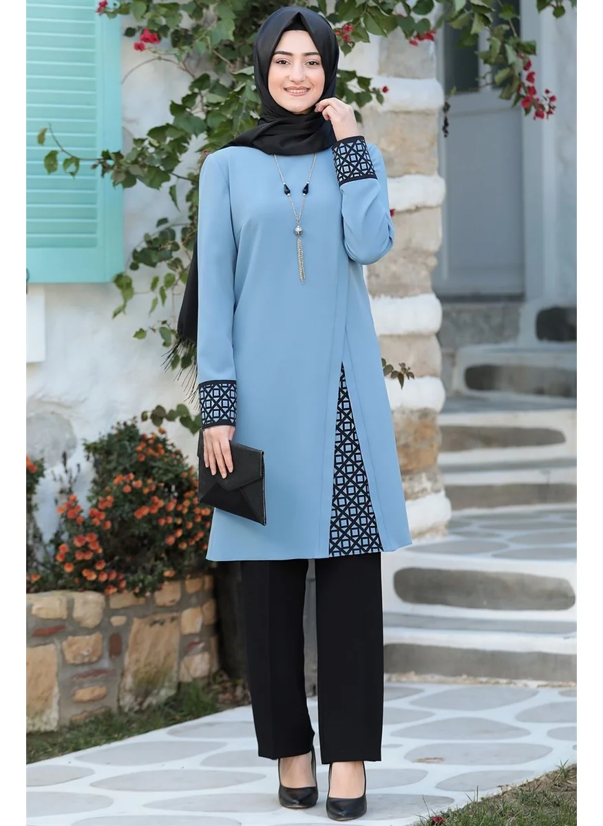 Esilanur Asya Hijab Suit Blue