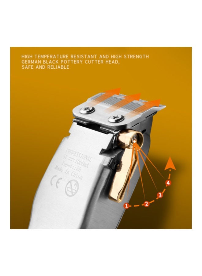 NIBEMINENT Electric Cordless Hair Trimmer Gold 5 x 20cm - Image 2