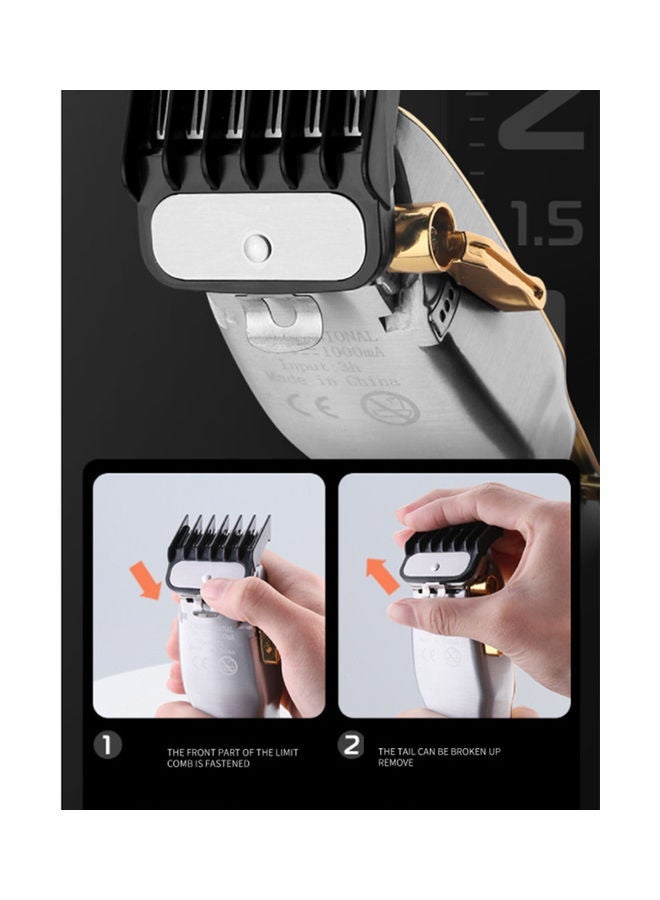 NIBEMINENT Electric Cordless Hair Trimmer Gold 5 x 20cm - Image 4