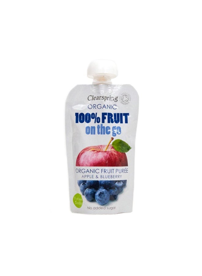 Fruit Puree, Apple/Blueberry - 120g, Italy