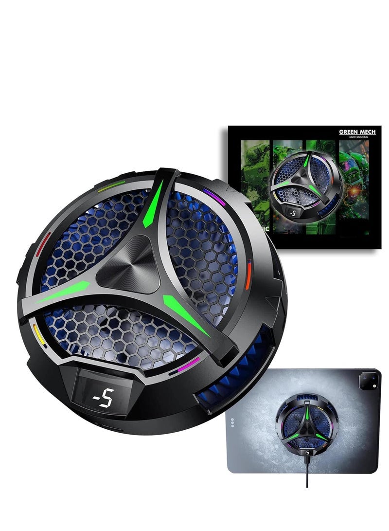 Gravity Magnetic Tablet Cooler ‚Äì High-Performance Cooling Radiator with Temperature Display ‚Äì Universal Cooling for iPad, Surface Pro, Tablets & More ‚Äì Enhanced Heat Dissipation for Gaming, Streaming & Intensive Use ‚Äì Silent, Efficient, and Easy to Use - Image 1