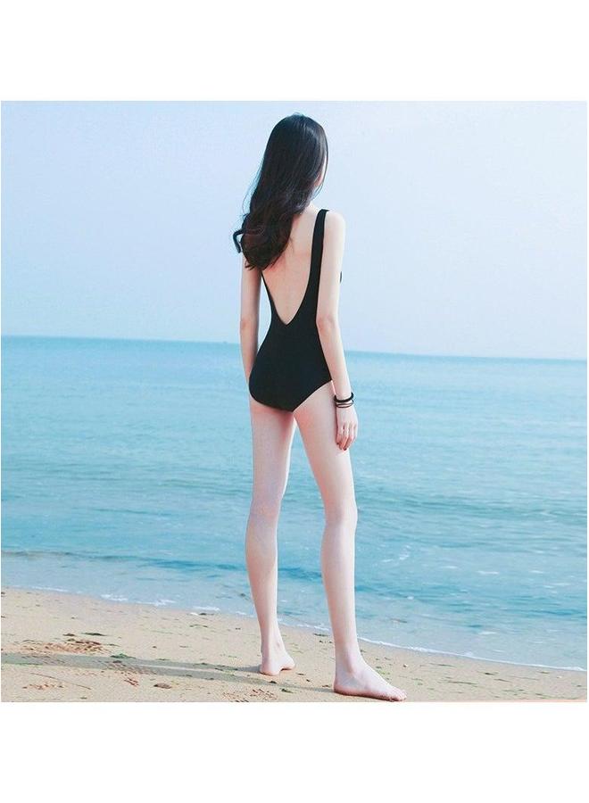 HALAMODO Women's One Piece Swimsuit, Tummy Control Bikini, Bandeau Bathing Suits, Slimming Swimwear - Image 3