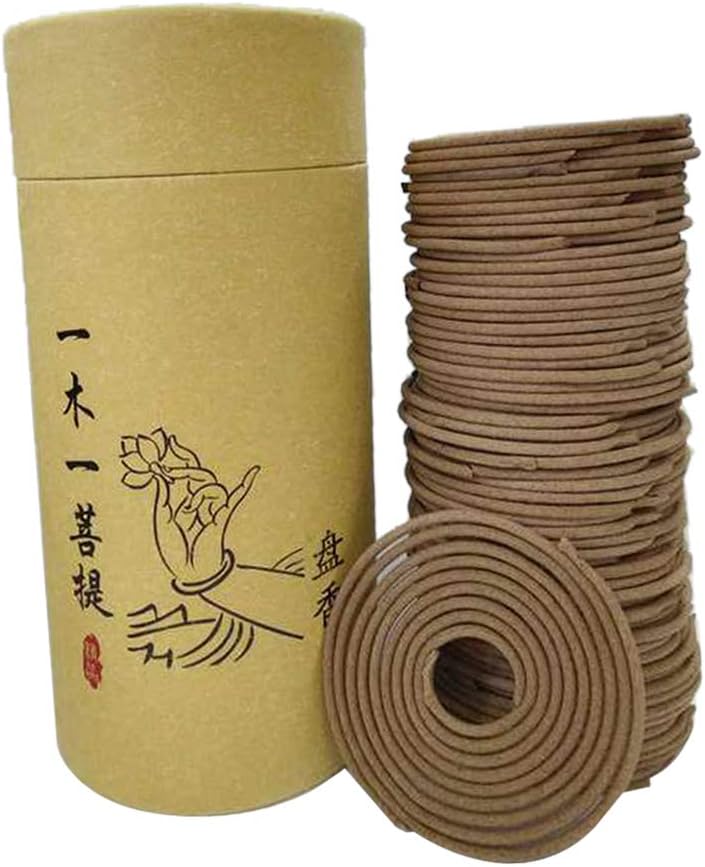 klarakoNatural Sandalwood Rose Incense Home Fragrance Coil Incense Air Refreshing 120 Coils Per Box Jasmine Rose klarakoSandalwood, 68mm - Image 1