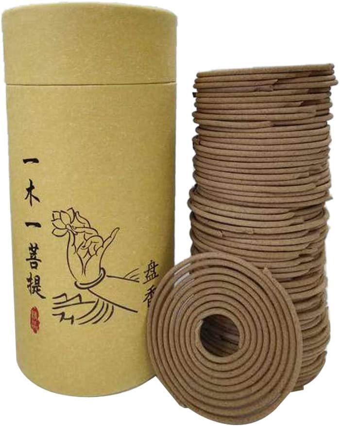 klarakoNatural Sandalwood Rose Incense Home Fragrance Coil Incense Air Refreshing 120 Coils Per Box Jasmine Rose klarakoSandalwood, 68mm - Image 3