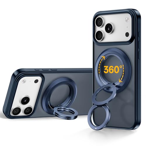 SYNCWIRE for MagSafe Ring Phone Holder 360 Rotation Magnetic Cell Phone Grip DualSided Magnets Phone Ring Kickstand Compatible with iPhone 17 16 15 14 13 12 Pro Max MagSafe Android Samsung etc - Image 1
