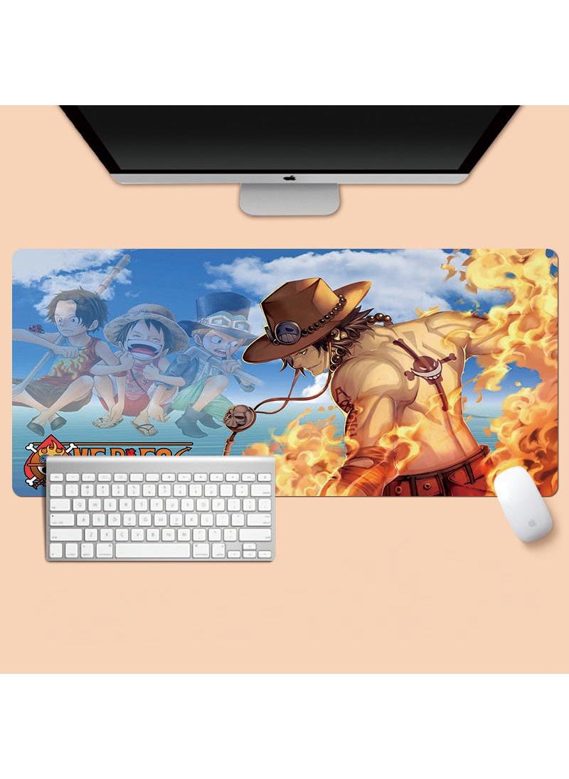 Y&D - One Piece Anime Gaming Mouse Pad Extended Large Mat Desk Pad Stitched Edges Mousepad Long Mouse Pad And Non-Slip Rubber Base Mice Pad 800X300X4mm - Image 1