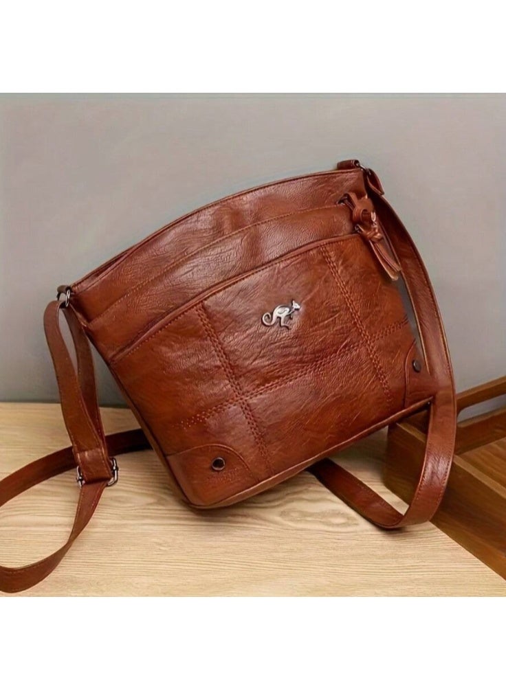 KANGAROO Womens shoulder bag, faux leather, lightweight - Image 2