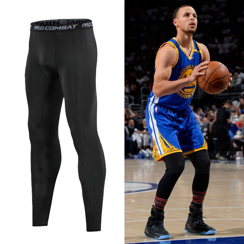Children And Adults Running Training High Elastic Tight Leggings Men'S Compression Quick-Drying Pants Sports Breathable Fitness Pants - Image 4