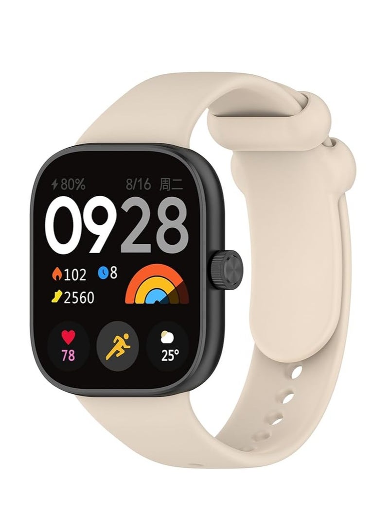 Sport Strap Compatible with Xiaomi Redmi Watch 4/ Xiaomi Band 8 pro,Soft Silicone Sports Wristband for Men Women,Double Ring Adjustable Replacement  - Image 1