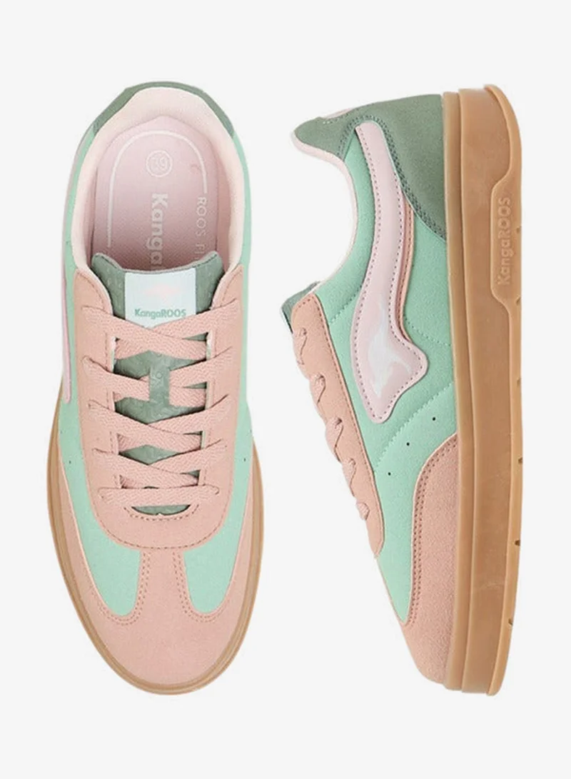 kangaROOS Women's Colourblock Lace-Up Sneakers