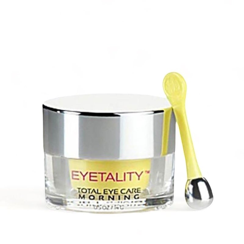 Serious Skincare - EYETALITY Morning Under Eye Cream for Dark Circles & Puffiness, Anti-Aging Daily Wrinkle Cream, Line Smoothing Skin Care Treatment for Women and Men - Coffee Bean Extract 0.5 oz - Image 1