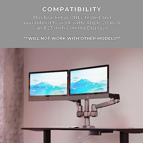 HumanCentric VESA Mount Adapter Compatible with Apple Cinema Displays 20 inch and 23 inch Replaces Apple M9649G/A - Image 2