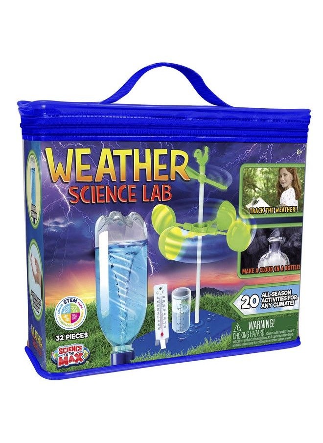 Be Amazing! Toys - Weather Science Lab Kids Weather Science Kit With 20 All Season Projects Educational Stem Kits For Boys & Girls Scientific Meteorology Toys For Children Age 8+ - Image 1