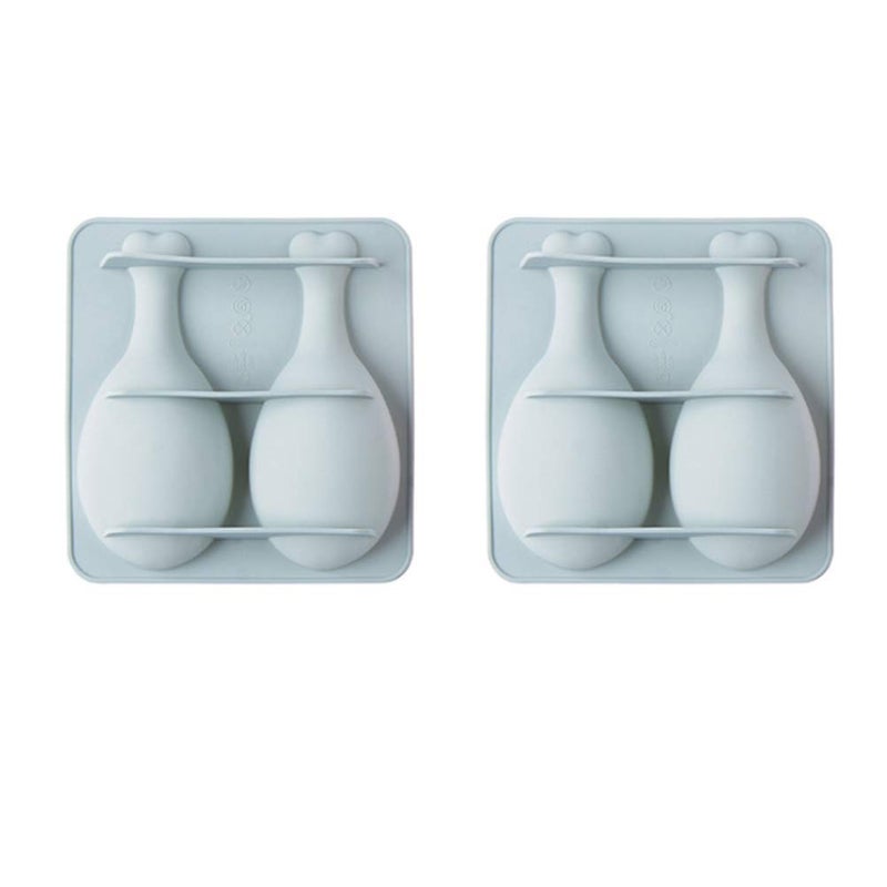 YARNOW Cook Mold 2pcs Silicone Cake Mold Chicken Leg Shape Design Baking Tool for Chocolate Cake Cookie Blue Blue
