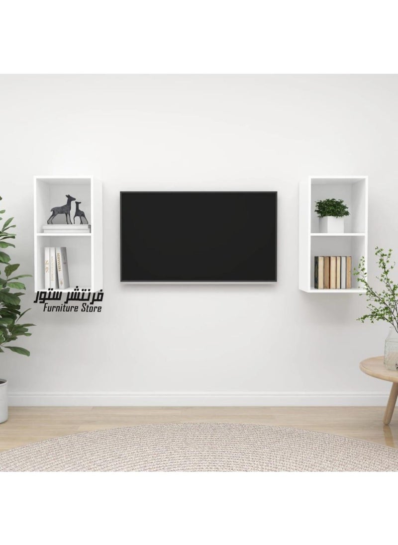 Furniture Store ModernTV unit, 2 pieces, height 70 cm, width 35 cm, depth 28 cm, from Furniture Store.  - Image 1